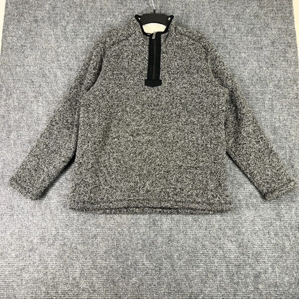 Orvis Classic Collection Quarter Zip Pullovers Sherpa Lined Fleece L Mens‎